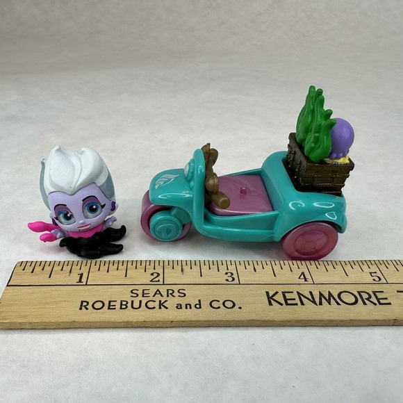Disney‎ Doorables URSULA Let's Go Car Series 3  Little Mermaid Trike  SUPER RARE - Picture 8 of 10